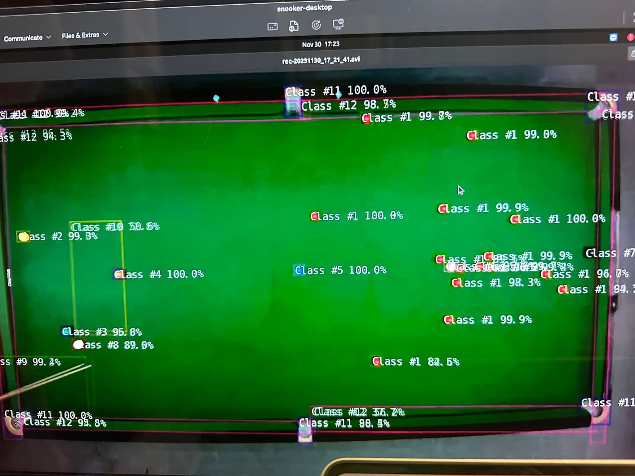 AI Snooker — REAL-TIME DETECTION (OVERHEAD)