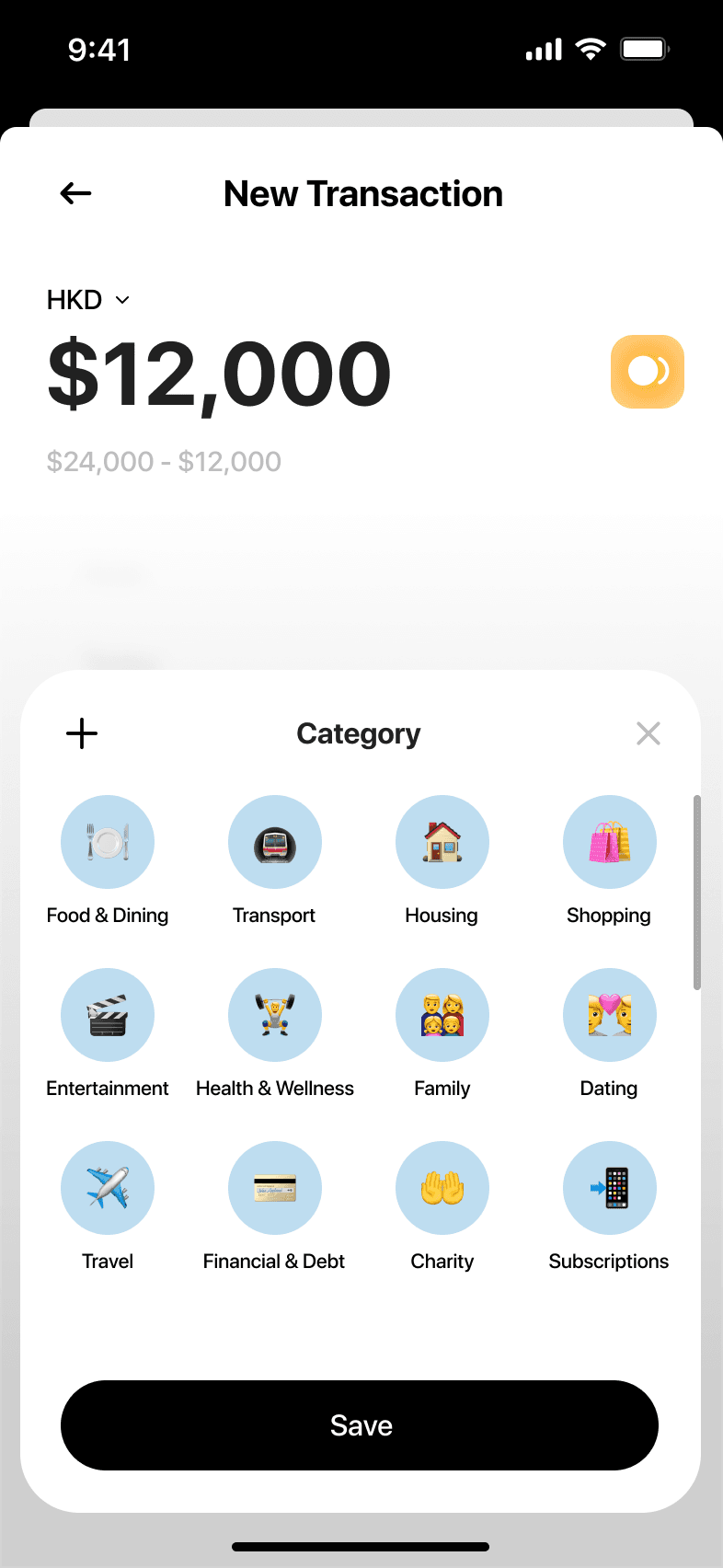 Budget AI — SMART CATEGORIES