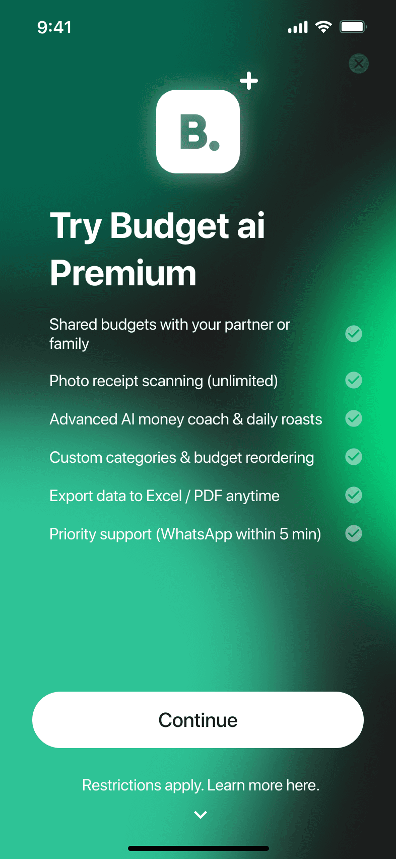 Budget AI — PREMIUM