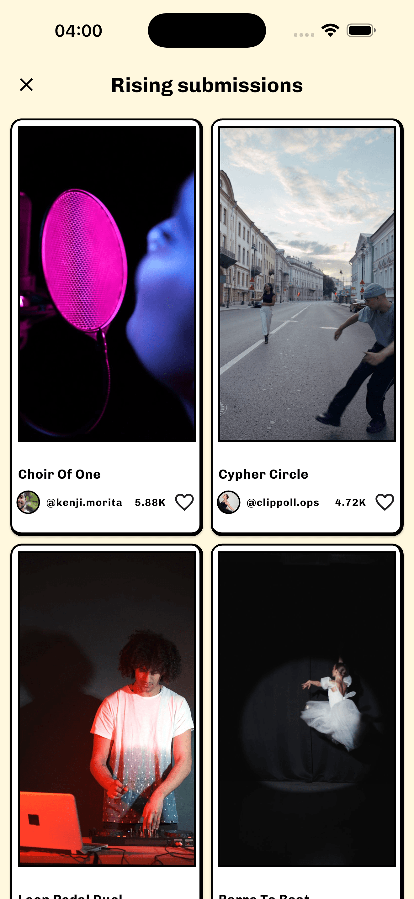 Clippoll — RISING SUBMISSIONS