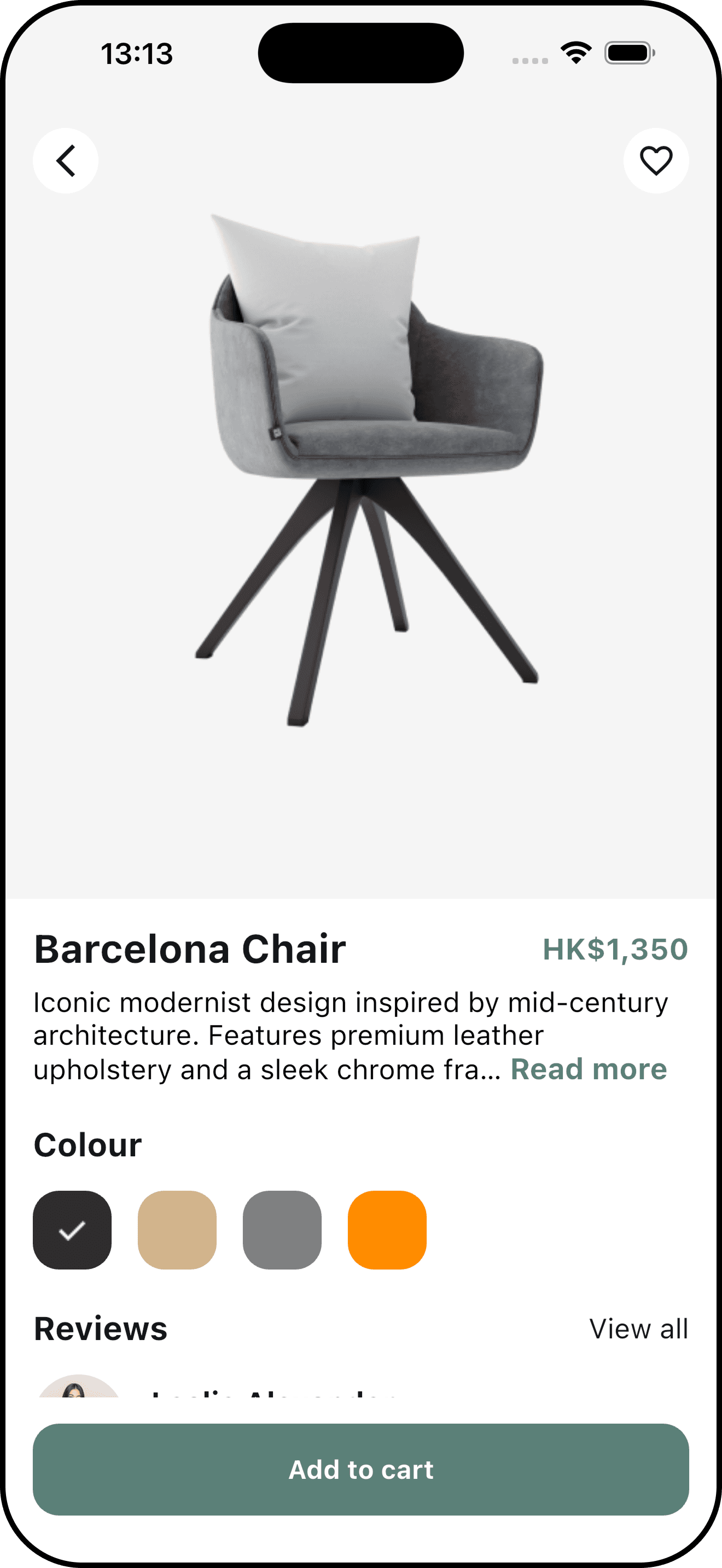 FurnSpace — PRODUCT VIEW