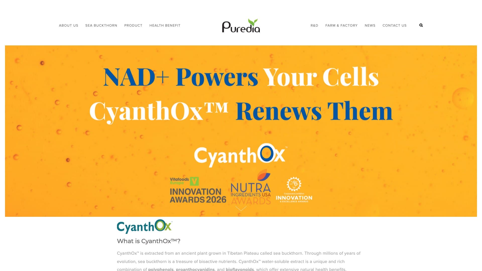 Puredia — CYANTHOX™