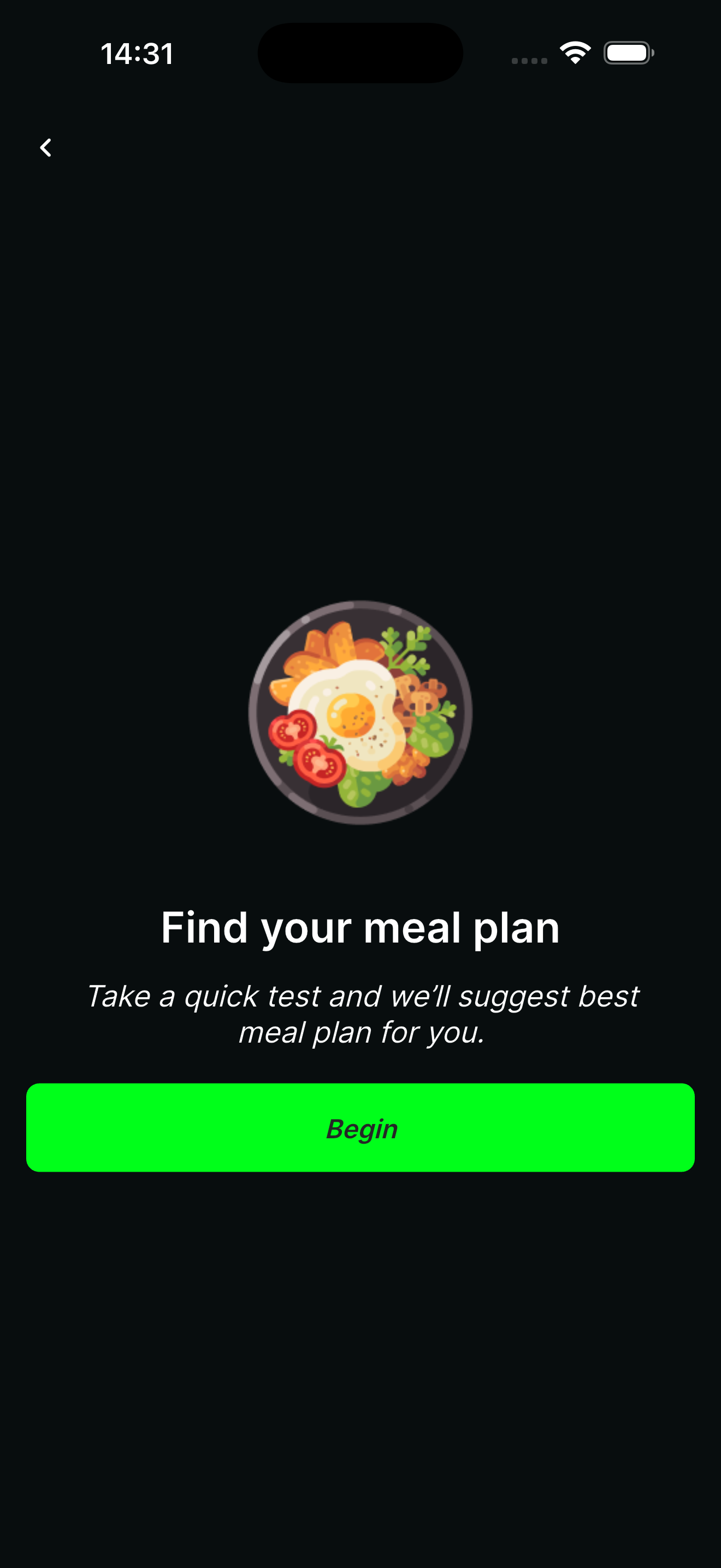 MEAL PLANNER screenshot