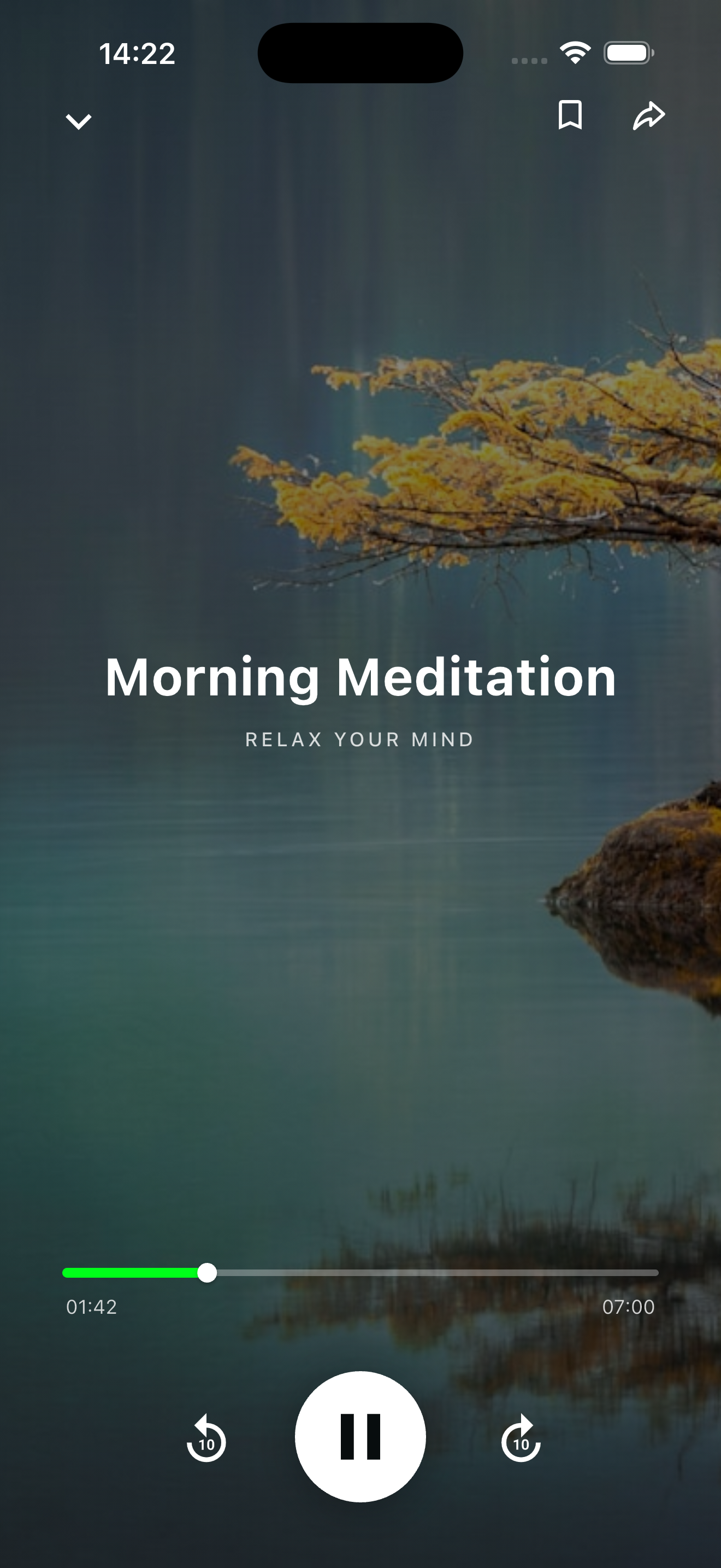 MEDITATION PLAYER screenshot