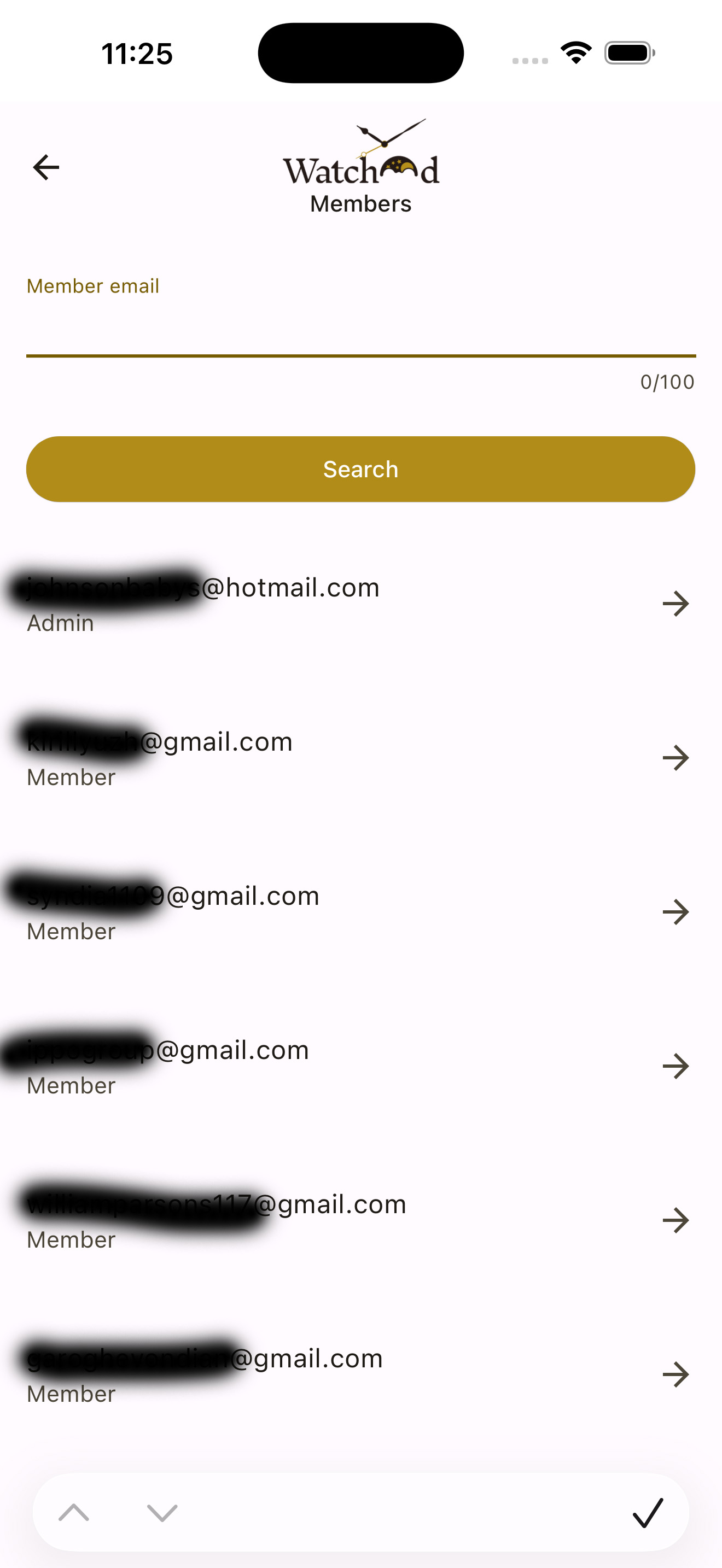 Watchood User Profiles